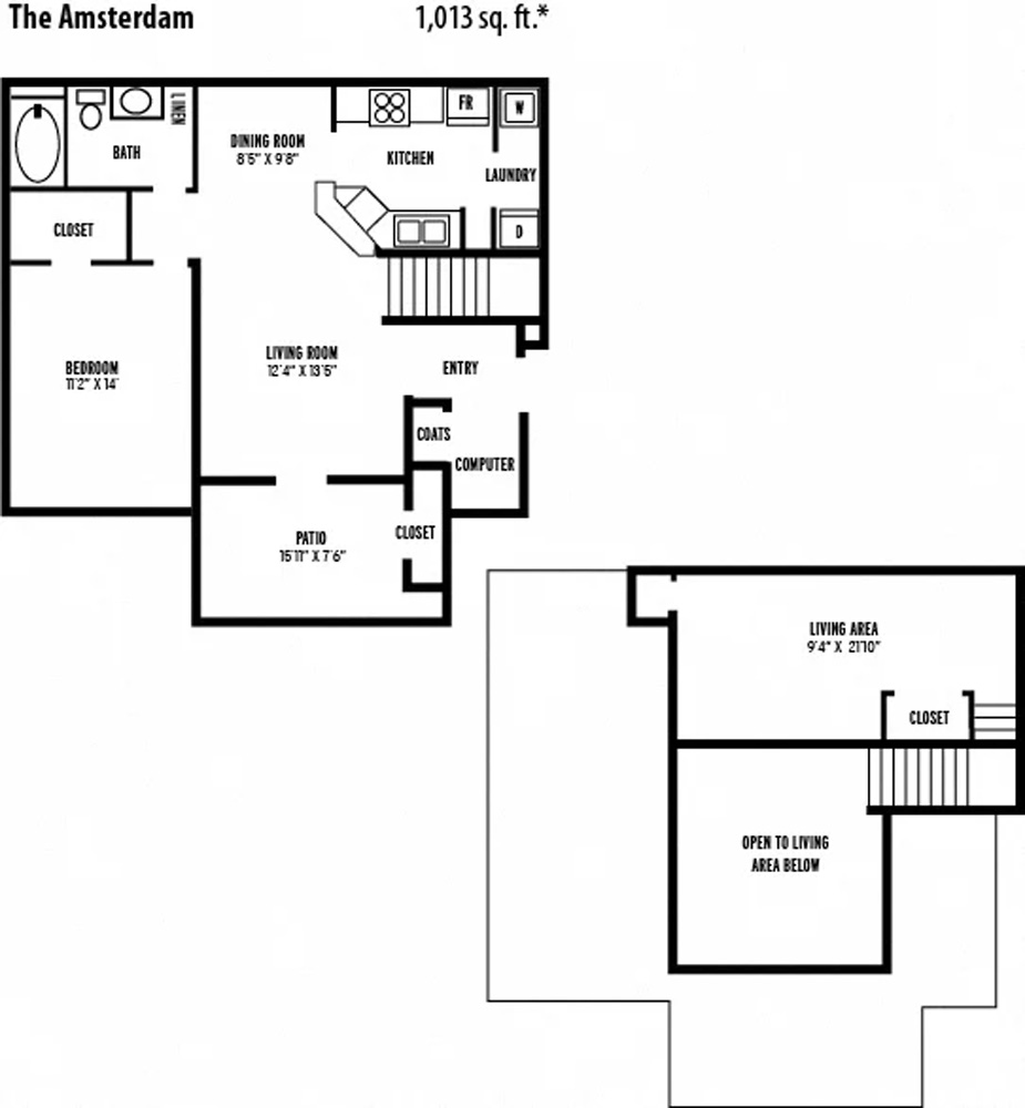 The Amsterdam floor plan